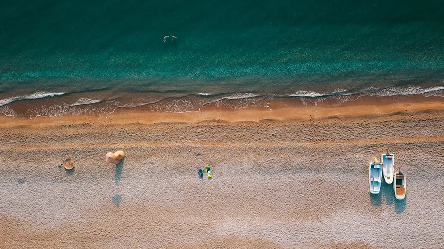 Kemer beach Turkey August 2026