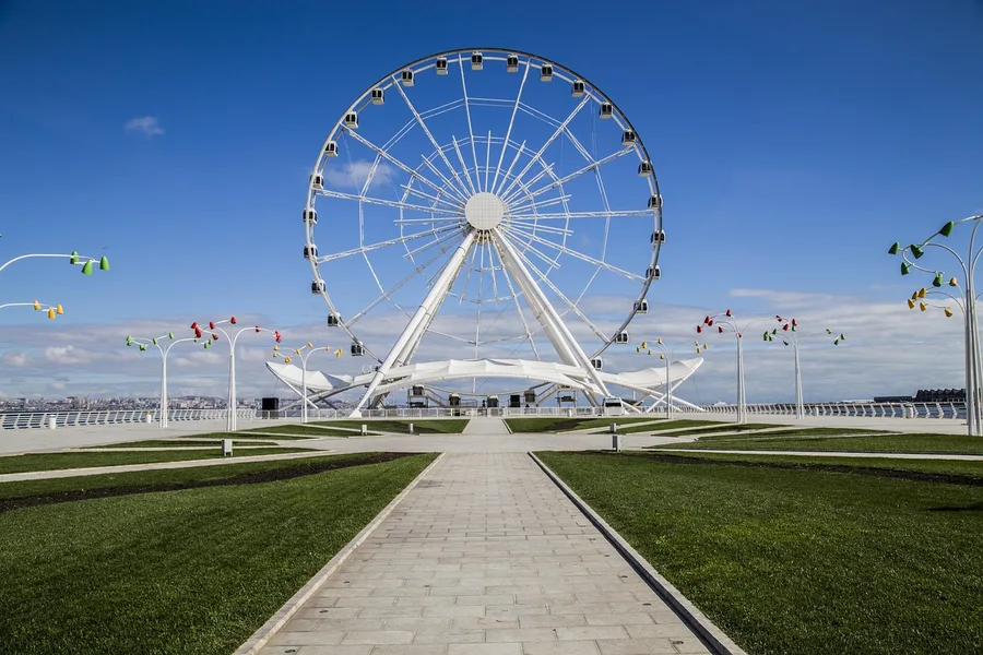 Baku Caspian Sea ferry terminal Azerbaijan Aktau Kazakhstan