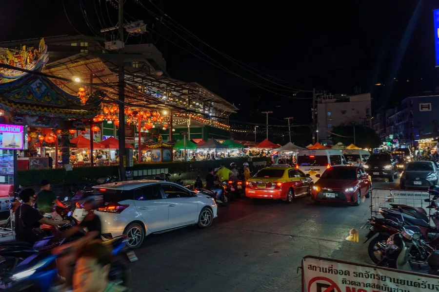 Night market Prachuap Khiri Khan Thailand