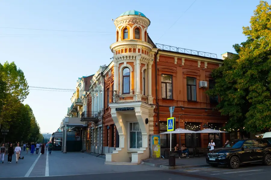 Vladikavkaz Prospekt Mira historic center